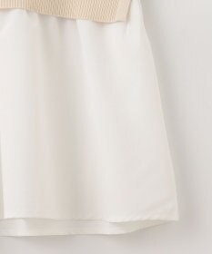 ANY 【洗濯機可】ニットレイヤードブラウス