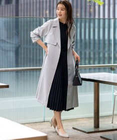 ANY SIS L 【洗える】ノーブルプリーツ ワンピース