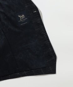 JOSEPH ABBOUD 【イタリア素材/軽量/ストレッチ】サマーツィードジャージーチェック プリント ベスト