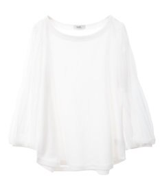 earth music&ecology マジョリカプリーツプルオーバー