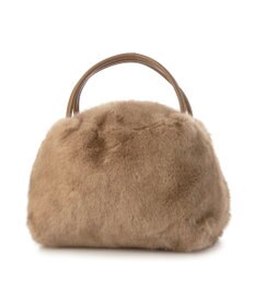 UNBILLION カシュカシュ cachecache / ミンク風エコファー2wayボックストート