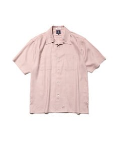 J.PRESS MEN 【J.PRESS ORIGINALS】Rayon Linen Oxford Open Half Sleeve Shirt / Baggy-Fit