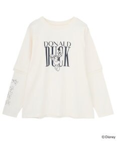 Green Parks ミッキー＆フレンズ／レイヤードプリントロングＴシャツ