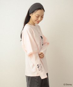 Green Parks ミッキー＆フレンズ／レイヤードプリントロングＴシャツ