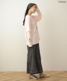 Green Parks ミッキー＆フレンズ／レイヤードプリントロングＴシャツ