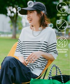 UNFILO スゴ機能 ハーフスリーブニットT