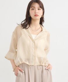 earth music&ecology シアーショートシャツ