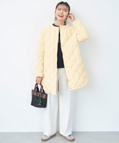 UNFILO 【ウエストゴム/14サイズ展開】beauty warm pants ワイド