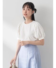 earth music&ecology フラワーレースプルオーバー