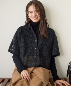 23区 S 【CLASSY.掲載/洗える】スムージーコットン タートルネック ニット