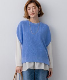 23区 【先行予約】コットンギマ ニットベスト