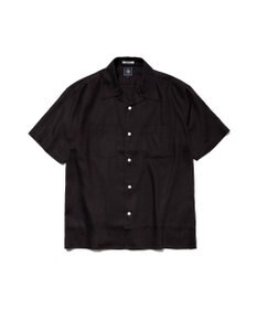 J.PRESS MEN 【J.PRESS ORIGINALS】Rayon Linen Oxford Open Half Sleeve Shirt / Baggy-Fit