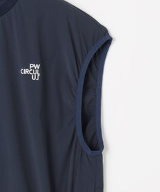 PW CIRCULUS 【撥水加工 / 小さくまとまる】【UNISEX】オーバーサイズ パッカブルベスト ゴルフウェア メンズ レディース