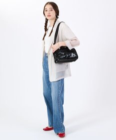 LeSportsac MINI DUFFEL CROSSBODY/ブラックシャイン