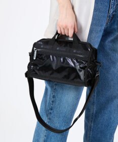 LeSportsac MINI DUFFEL CROSSBODY/ブラックシャイン