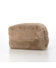 UNBILLION カシュカシュ cachecache / ミンク風エコファー2wayボックストート