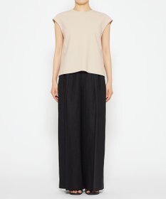 uncrave 【撥水・洗濯機洗い可】プルーフダブルクロス バックオープンブラウス（uncrave WHITE）