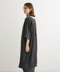 Green Parks 前後２ｗａｙ　ミディ丈タックワンピース