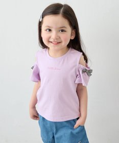 ANY KIDS 【綿100%】オンオフショルダー Tシャツ