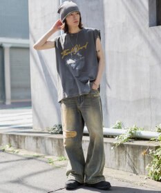 WEGO 【ユニセックス着用ITEM/MLサイズ展開】グラフィックBIGノースリーブ