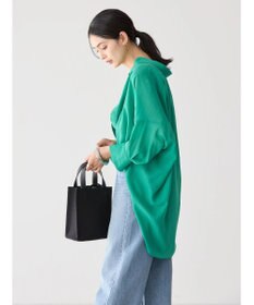 AMERICAN HOLIC 接触冷感５分袖変形ドルマンシアーシャツ