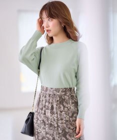 ANY SIS S 【CICA加工】ケーブルリブ ニット