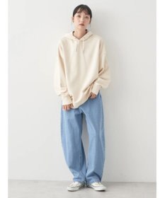 earth music&ecology スウェットルーズパーカー