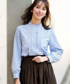 ANY SIS フリルスタンド シャツ
