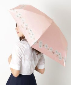 MOONBAT 【WEB限定/一級遮光99.99%】晴雨兼用折りたたみ日傘 ポール&ジョー(PAUL & JOE ACCESSOIRES)クリザンテーム/バイカラー 雨の日OK 遮熱 簡単開閉 UV 晴雨兼用