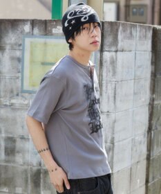 WEGO 【ユニセックス着用ITEM】グラフィックヘンリーネックT（SS）