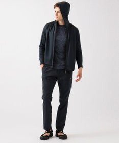 JOSEPH ABBOUD MOUNTAIN スラブシャンブレーストレッチ パンツ