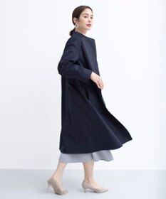 組曲 L 【WEB限定】コットンライクツイル スタンドネックコート
