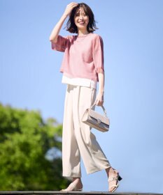 ANY SIS 【23.0~24.0cm】シアーメタルバックルヒール サンダル