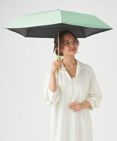 MOONBAT 【Pitaa】ハーフカプセル 無地 晴雨兼用日傘 折りたたみ傘 遮光率100%/UVカット率100%/UPF50+/遮熱効果/撥水加工/軽量/50cm