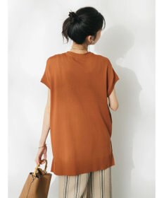 CRAFT STANDARD BOUTIQUE ＵＶカット接触冷感半袖ニットチュニック