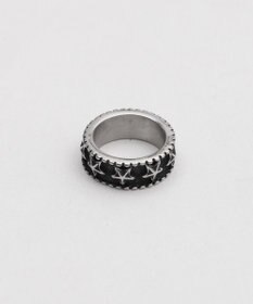 WEGO Mモチーフステンレスリング