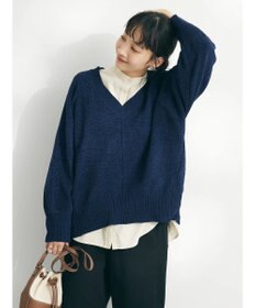 CRAFT STANDARD BOUTIQUE 洗えるコードモールＶネックプルオーバー