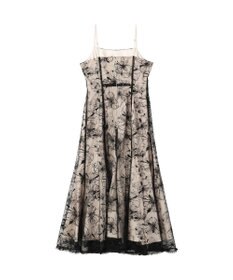 YECCA VECCA 【2点SET】フラワー柄スパンコール刺繍ドレス