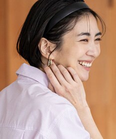 ANY 【WEB限定】メタルフープモチーフピアス(両耳用)