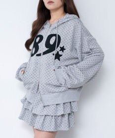 WEGO グラフィックZIPパーカー