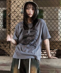WEGO 【ユニセックス着用ITEM】グラフィックヘンリーネックT（SS）