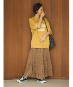 Green Parks シフォンＪＱアソートプリーツスカート