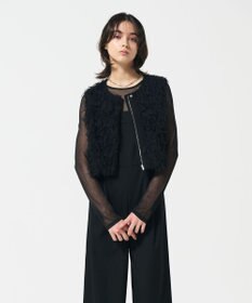 GRACE CONTINENTAL コンパクトフリンジベスト