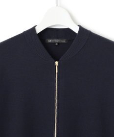 23区 L 【洗える/セットアップ対応】ヴィスコースストレッチ ニットブルゾン