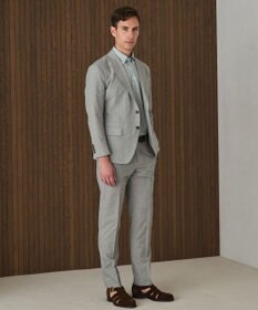 GOTAIRIKU 麻混・襟しっかり【洗える/通気性】ノルマンディーリネン ボタンダウンポロシャツ(25/26年モデル)