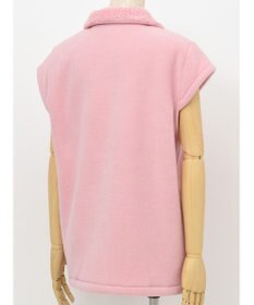 Wing ベスト 3分袖 ショート丈(腰付近) フリース素材 ボア使用(裏側) 保温性 あたたかい 前開きタイプ レディース EX2070 ウイング／ワコール