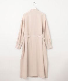 23区 L 【洗える】シアーマットクロス ロング シャツ