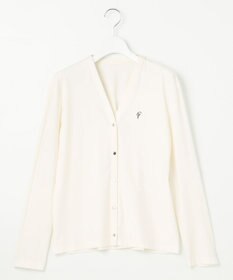 23区GOLF 【23Fondation/WOMEN】【接触冷感・UVケア】Vネック カーデガン