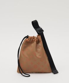 russet ナイロンジャガード巾着ポーチ S(Z-229)