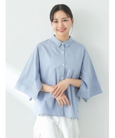 earth music&ecology ワイドスリーブ半袖シャツ